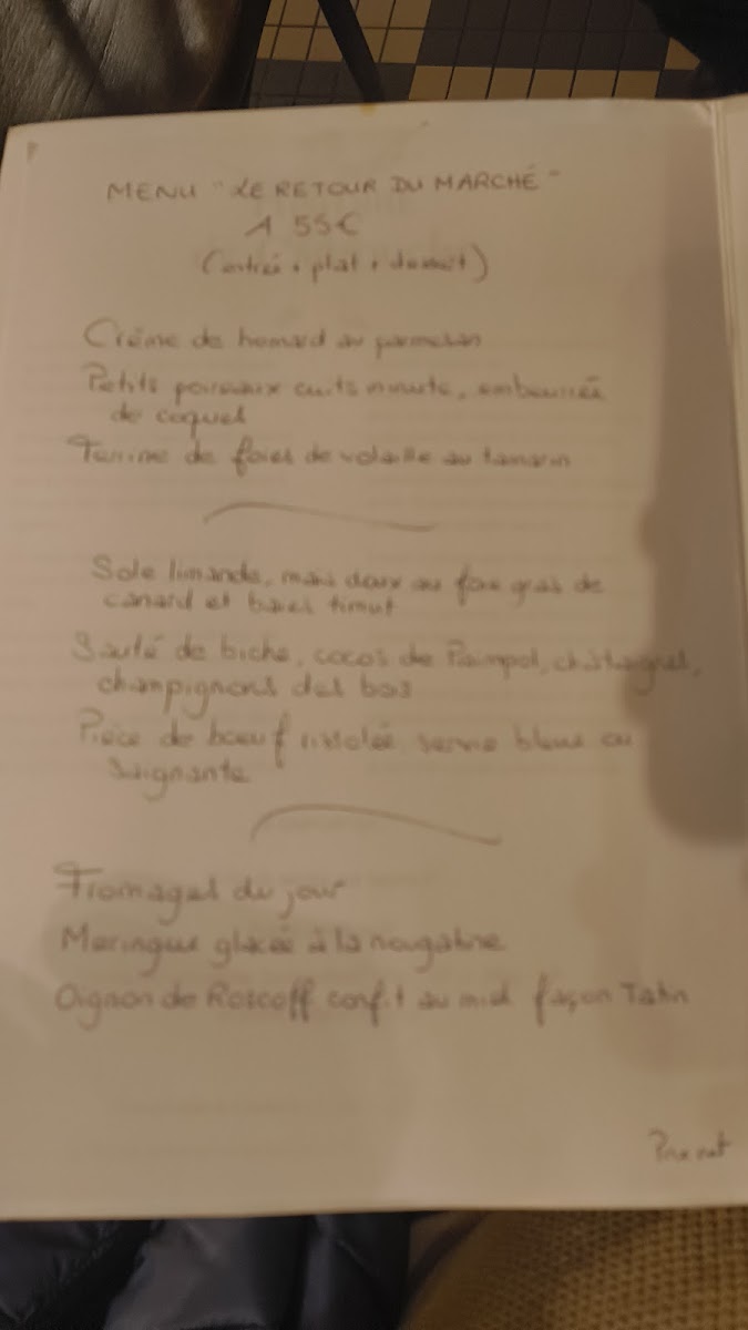 Le Repaire de Cartouche Photo Menu 10
