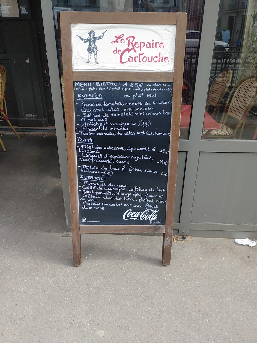 Le Repaire de Cartouche Photo Menu 4