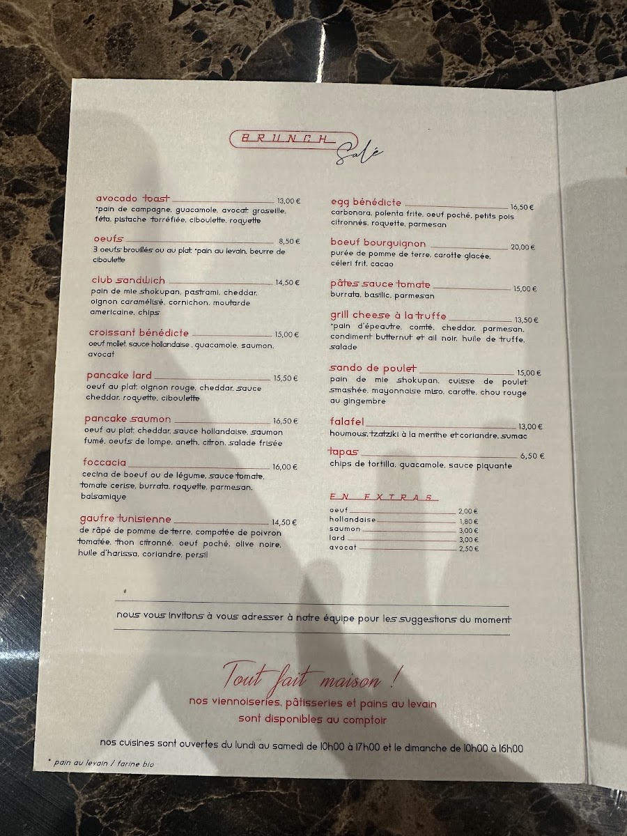 Café P'tit Dessert Photo Menu 1