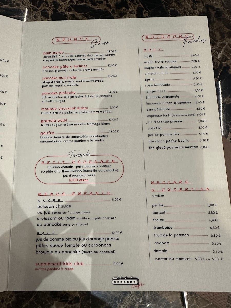 Café P'tit Dessert Photo Menu 3