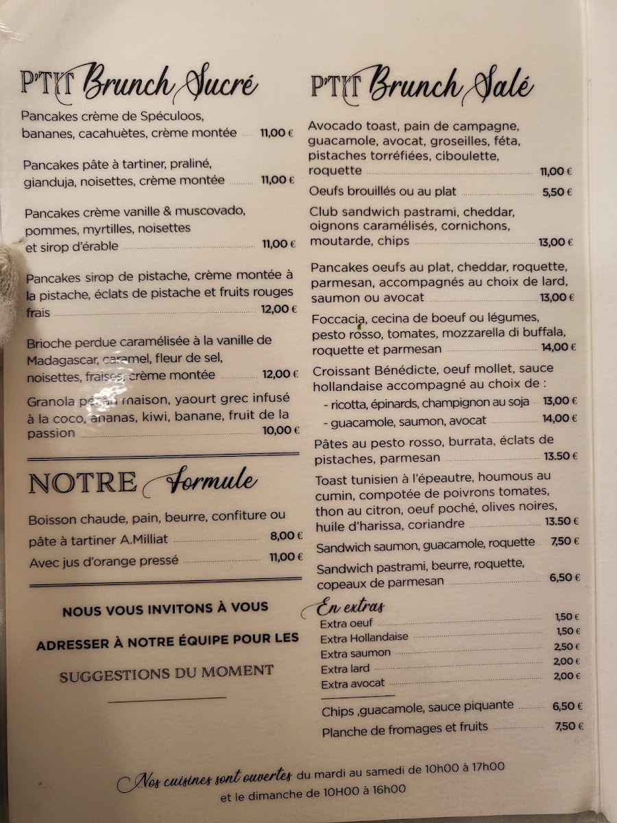 Café P'tit Dessert Photo Menu 4