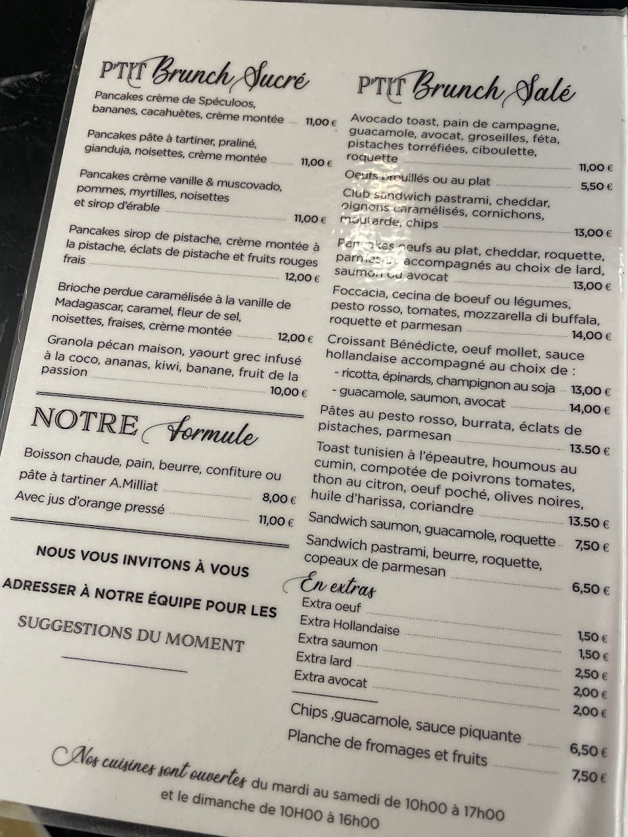 Café P'tit Dessert Photo Menu 5