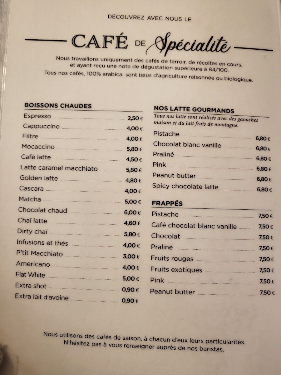 Café P'tit Dessert Photo Menu 6