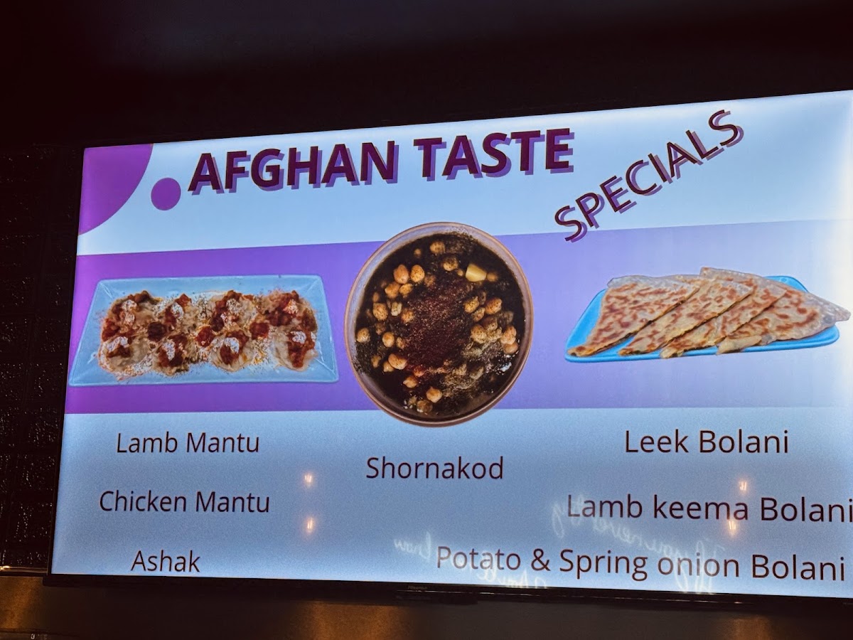 Afghan Taste Photo Menu 10
