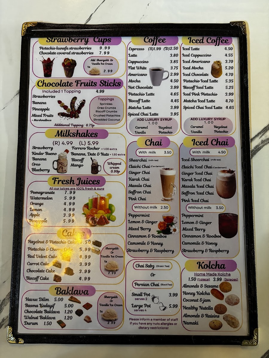 Afghan Taste Photo Menu 3