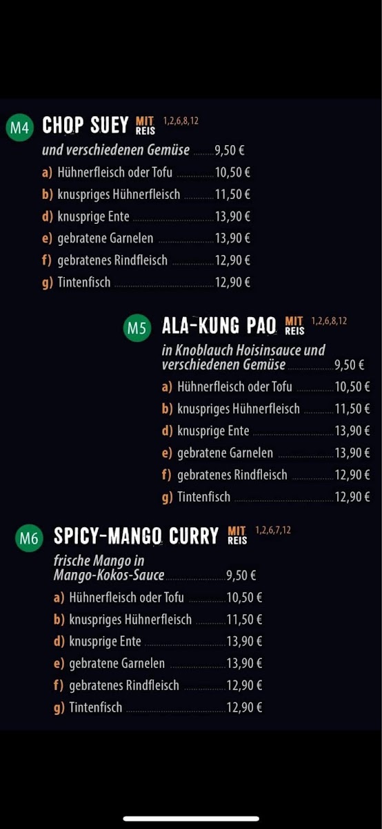 LamDong Asia Restaurant Photo Menu 2