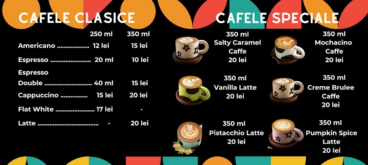 Mosaic Coffee Photo Menu 3