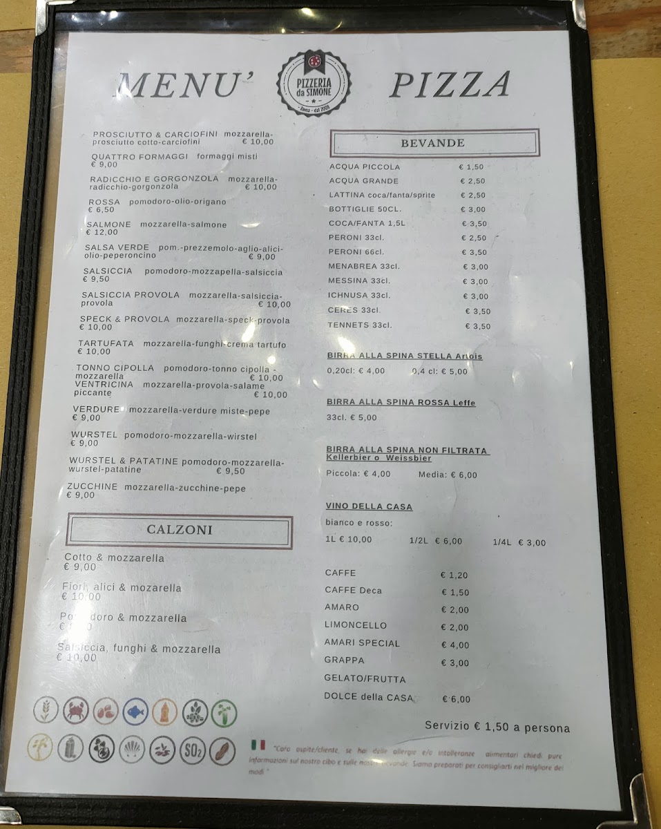 Pizzeria da Simone Malatesta Photo Menu 3