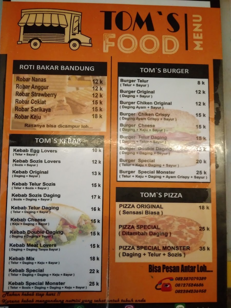TOMs KEBAB FLAMBOYAN Photo Menu 1
