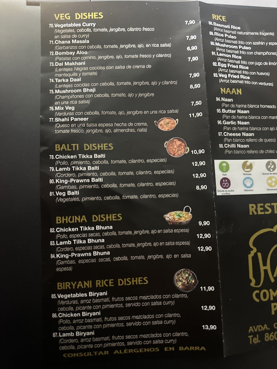 Havely Restaurante Indio Photo Menu 7