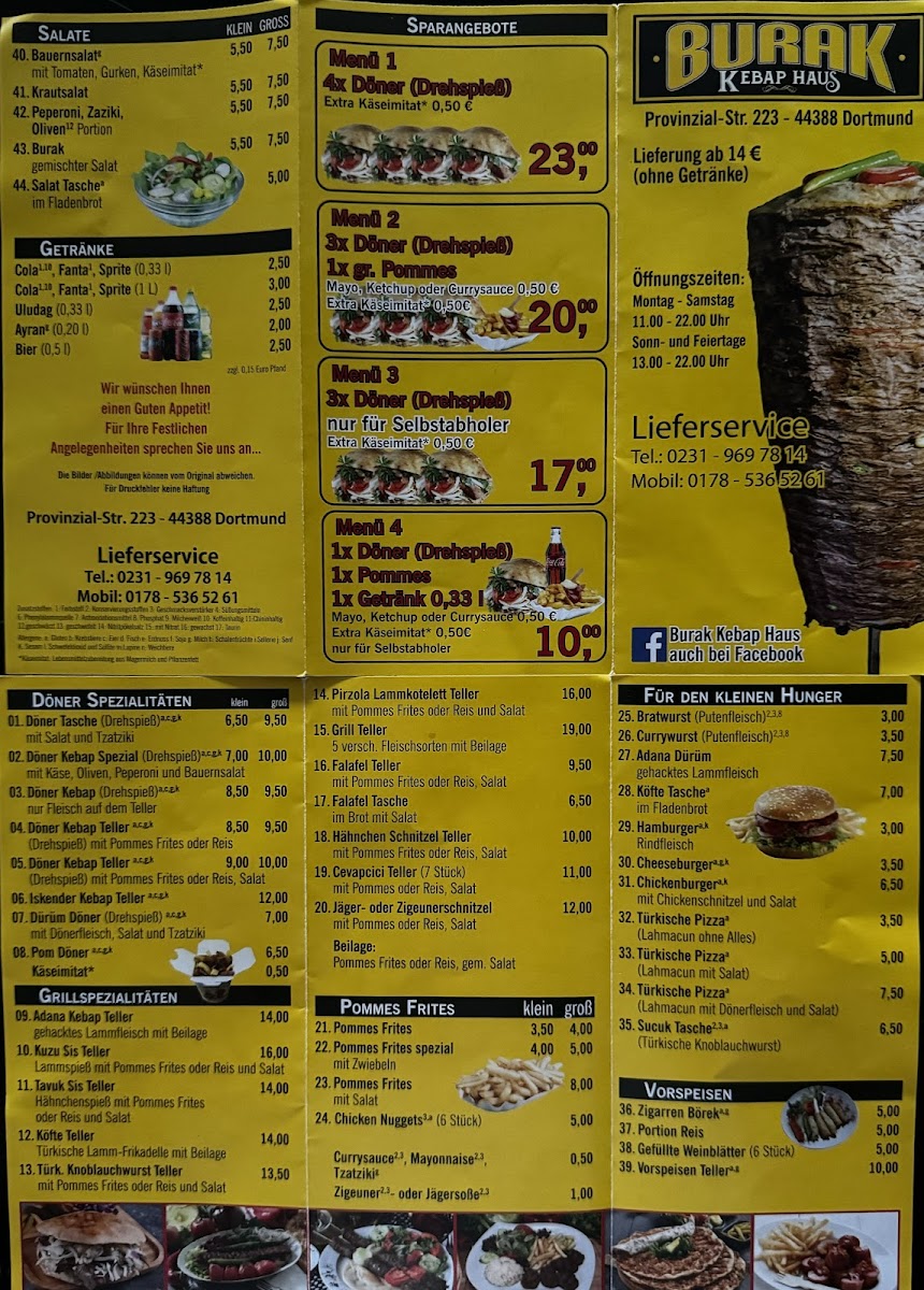 Burak Kebap Haus Photo Menu 3