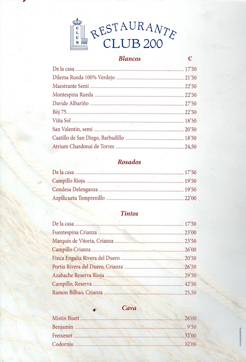 Restaurante Club 200 Photo Menu 9