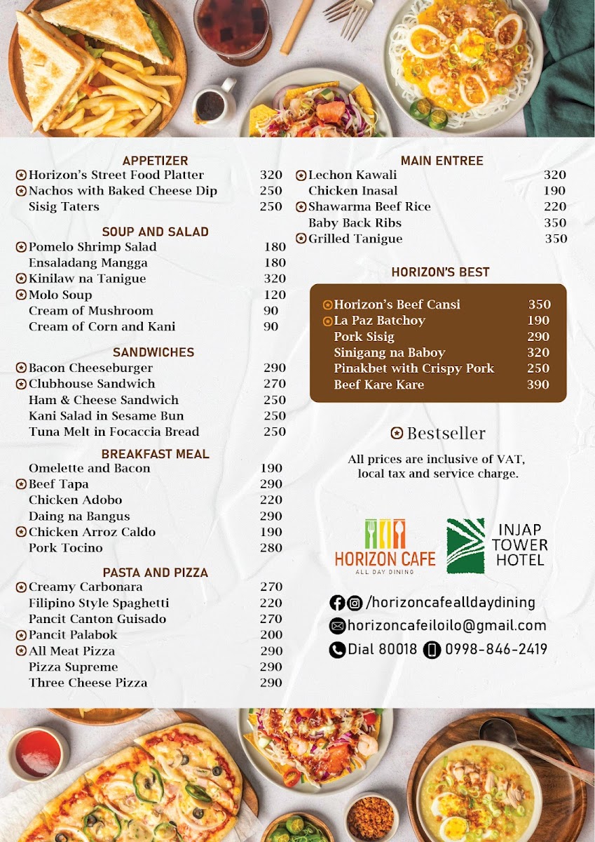 Horizon Cafe - Iloilo Photo Menu 1