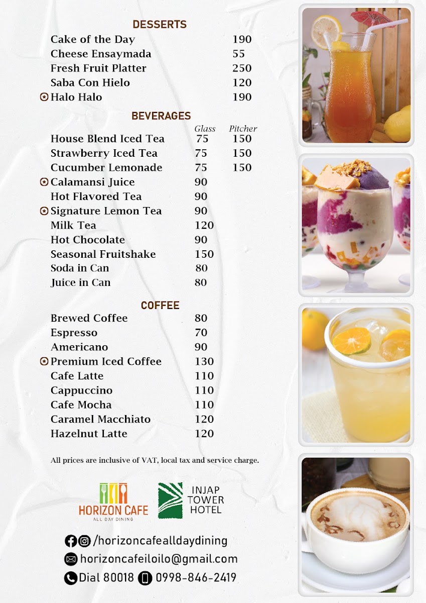 Horizon Cafe - Iloilo Photo Menu 2