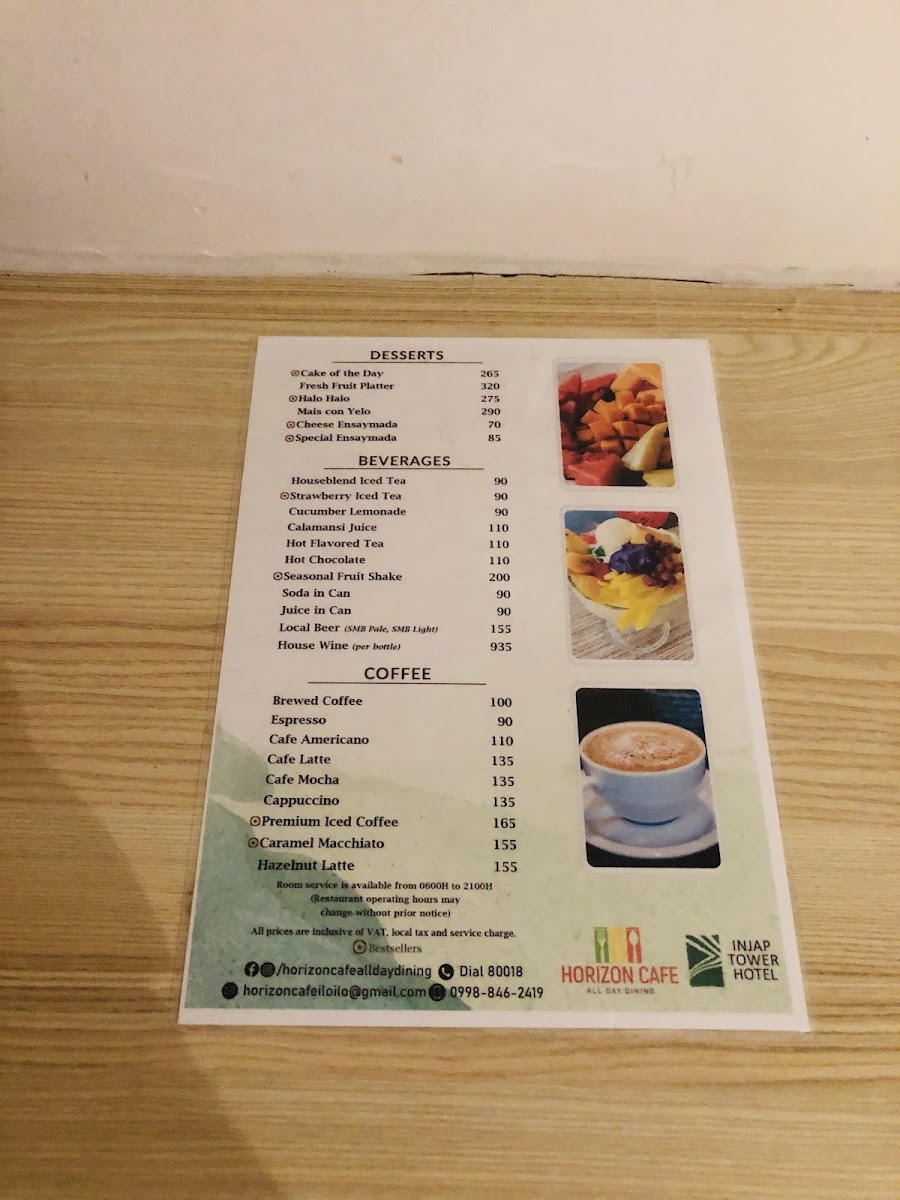 Horizon Cafe - Iloilo Photo Menu 3