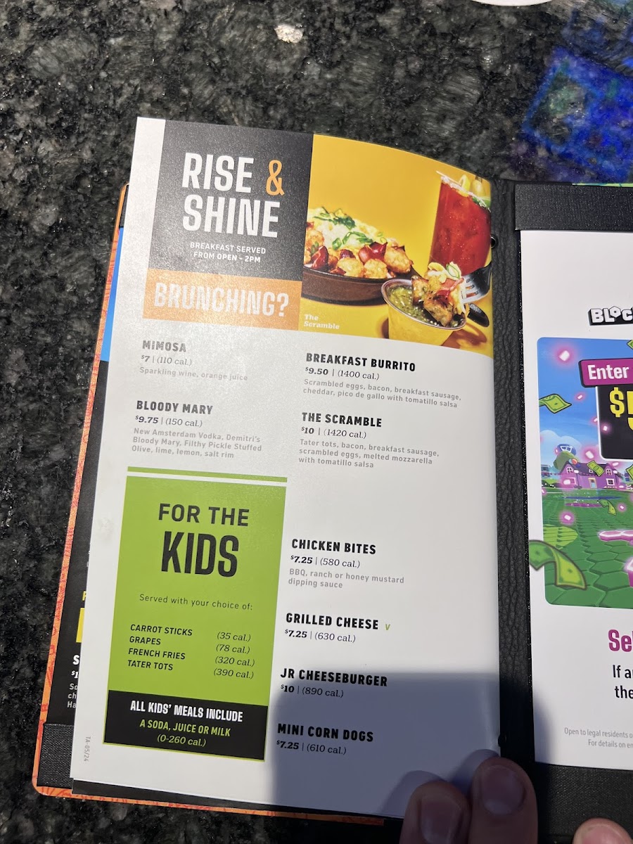 Topgolf Lafayette Photo Menu 3