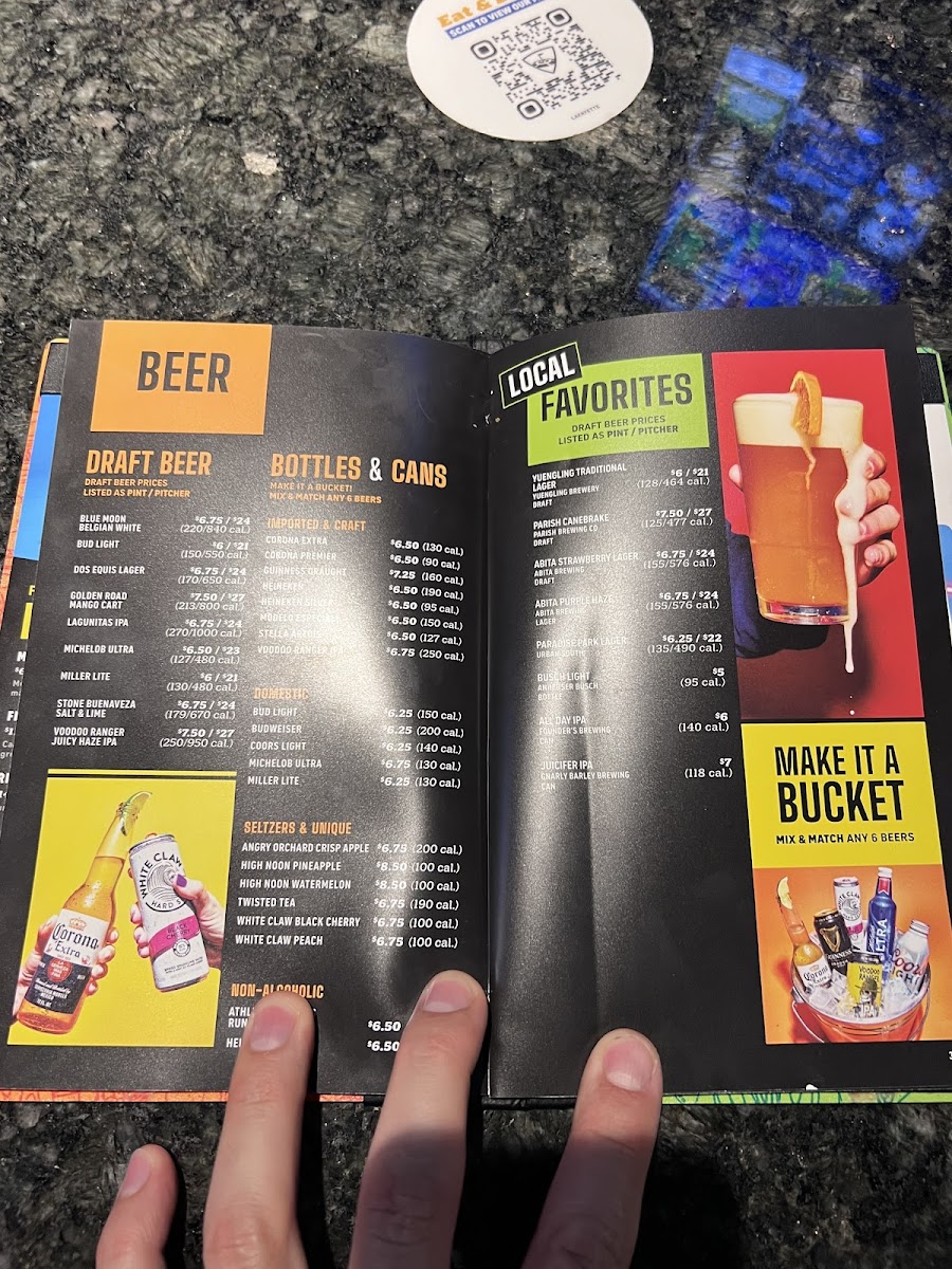 Topgolf Lafayette Photo Menu 6