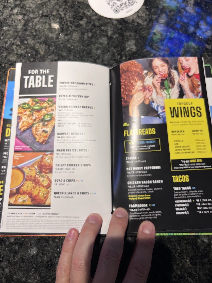 Topgolf Lafayette Photo Menu 7