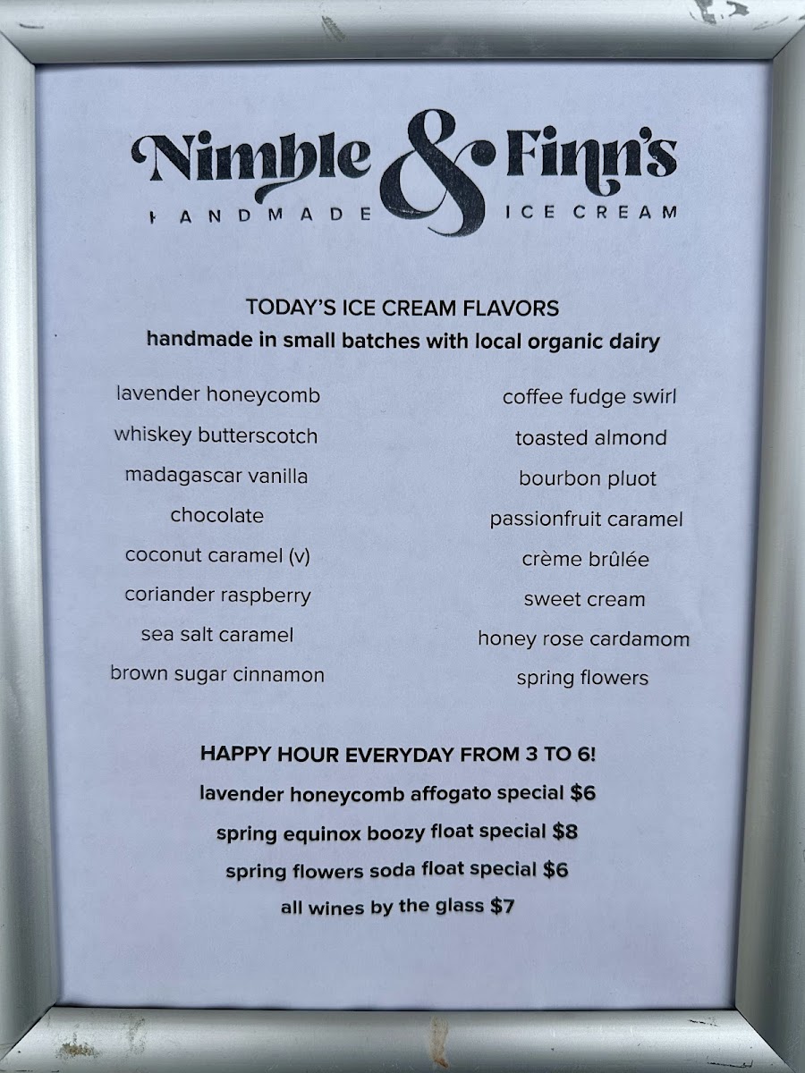 Nimble & Finn's Photo Menu 3