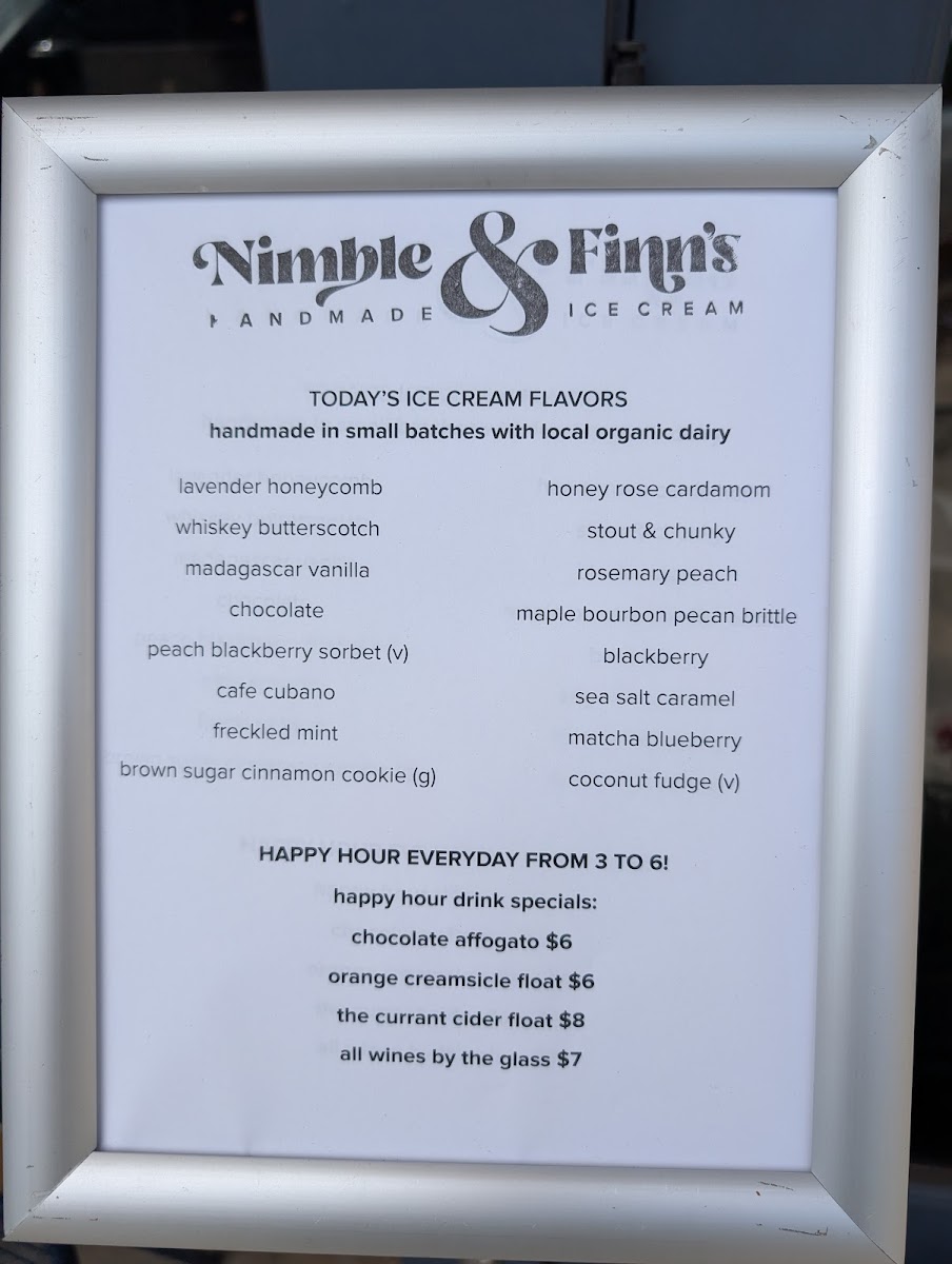 Nimble & Finn's Photo Menu 8