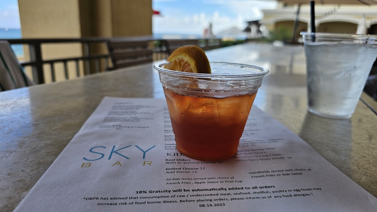 SKY Bar Photo Menu 2