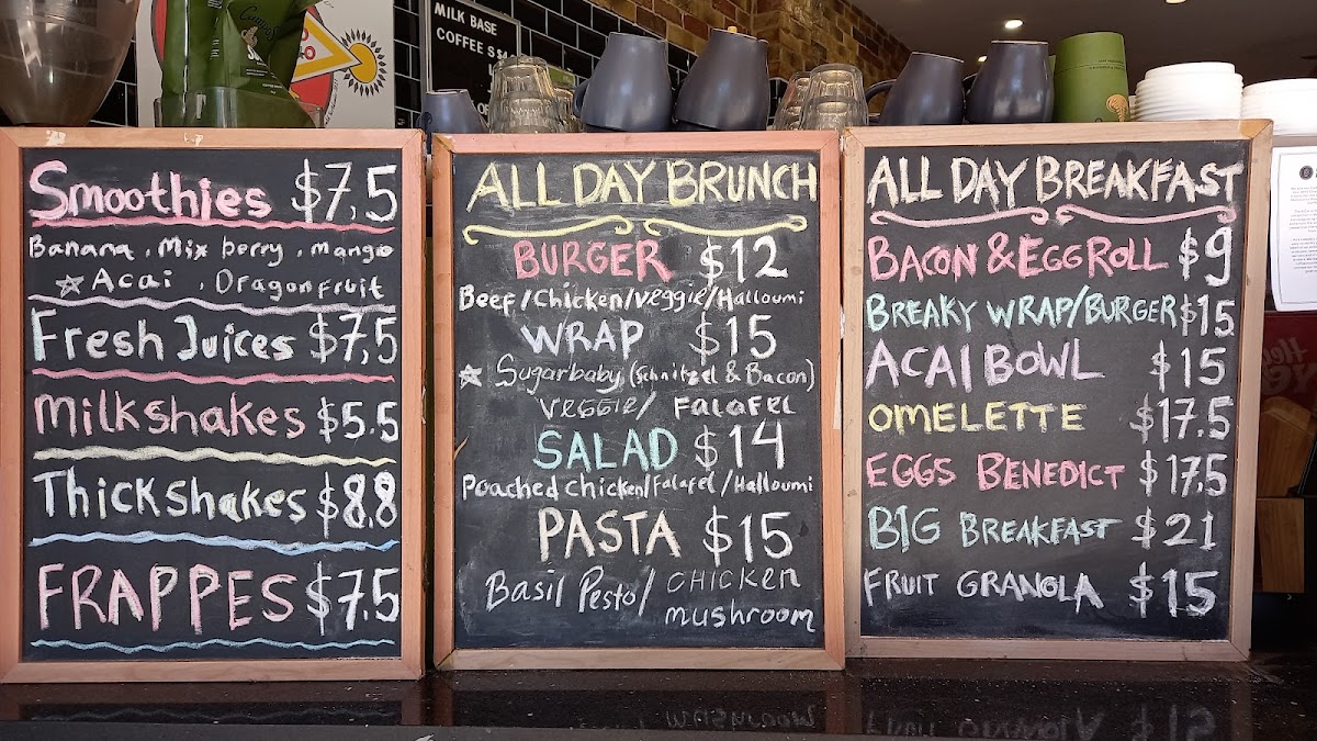 Sugarbaby Cafe Randwick Photo Menu 4