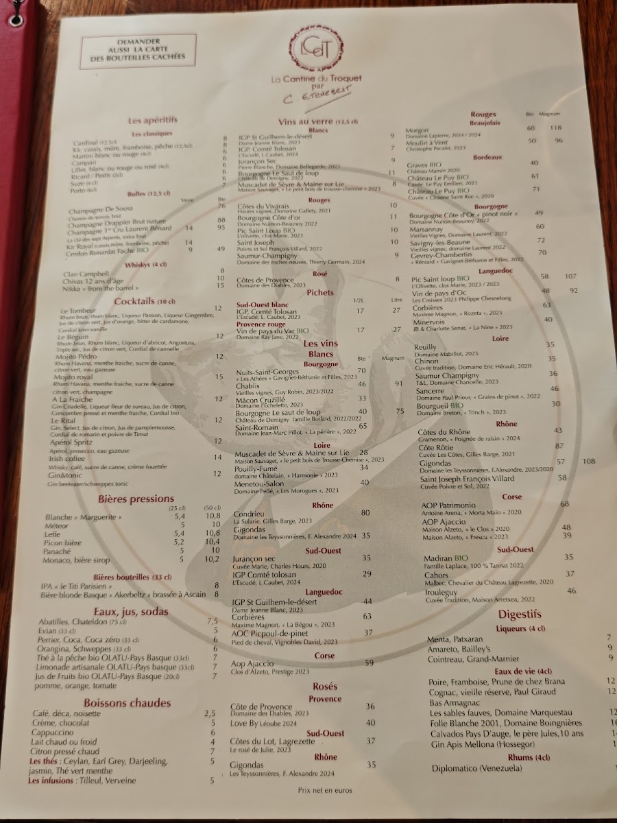 La Cantine Du Troquet Dupleix Photo Menu 10