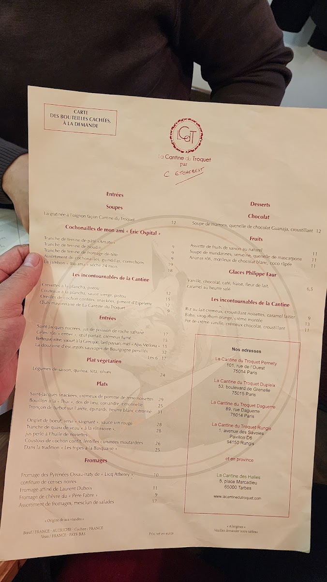La Cantine Du Troquet Dupleix Photo Menu 6