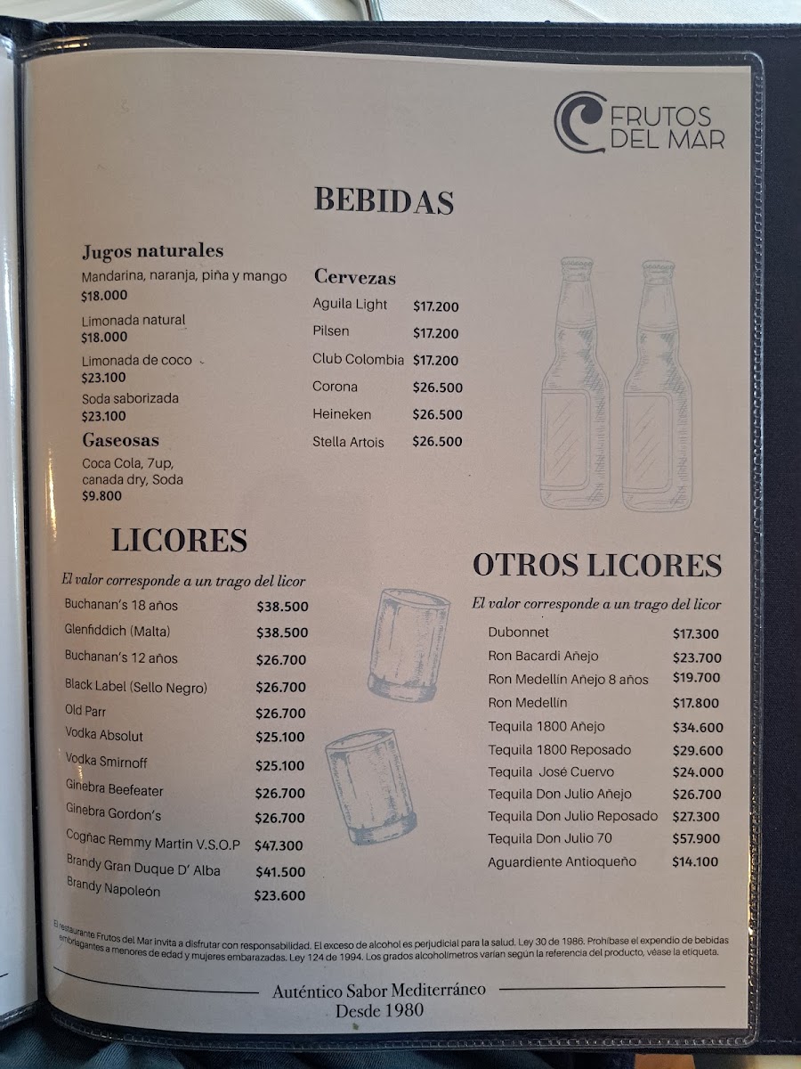 Restaurante Frutos del Mar Photo Menu 2
