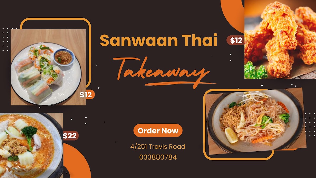 Saawaan Thai Takeaway Photo Menu 3