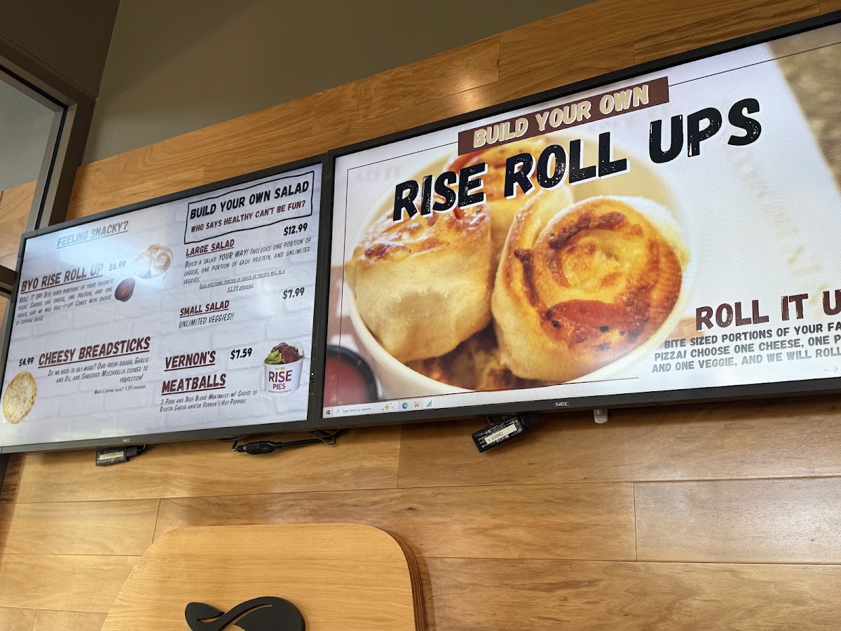 Rise Pies Photo Menu 2