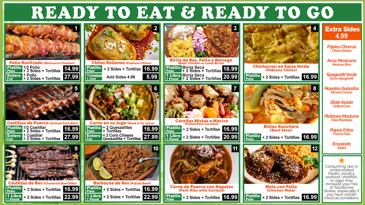 Salsa Brava Photo Menu 2