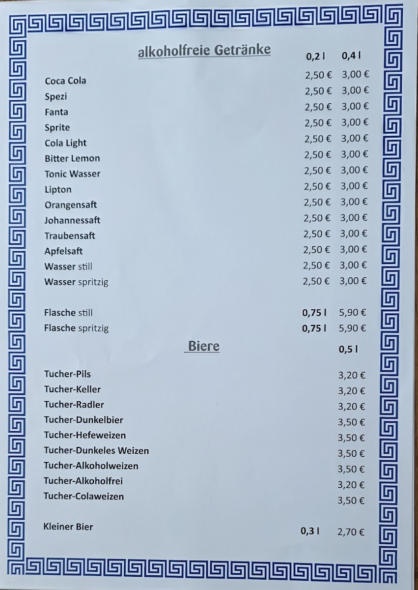 Restaurant Delphi Bamberg Photo Menu 5