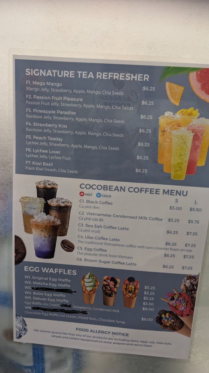 Cocobean Coffee and Boba Tea Photo Menu 4