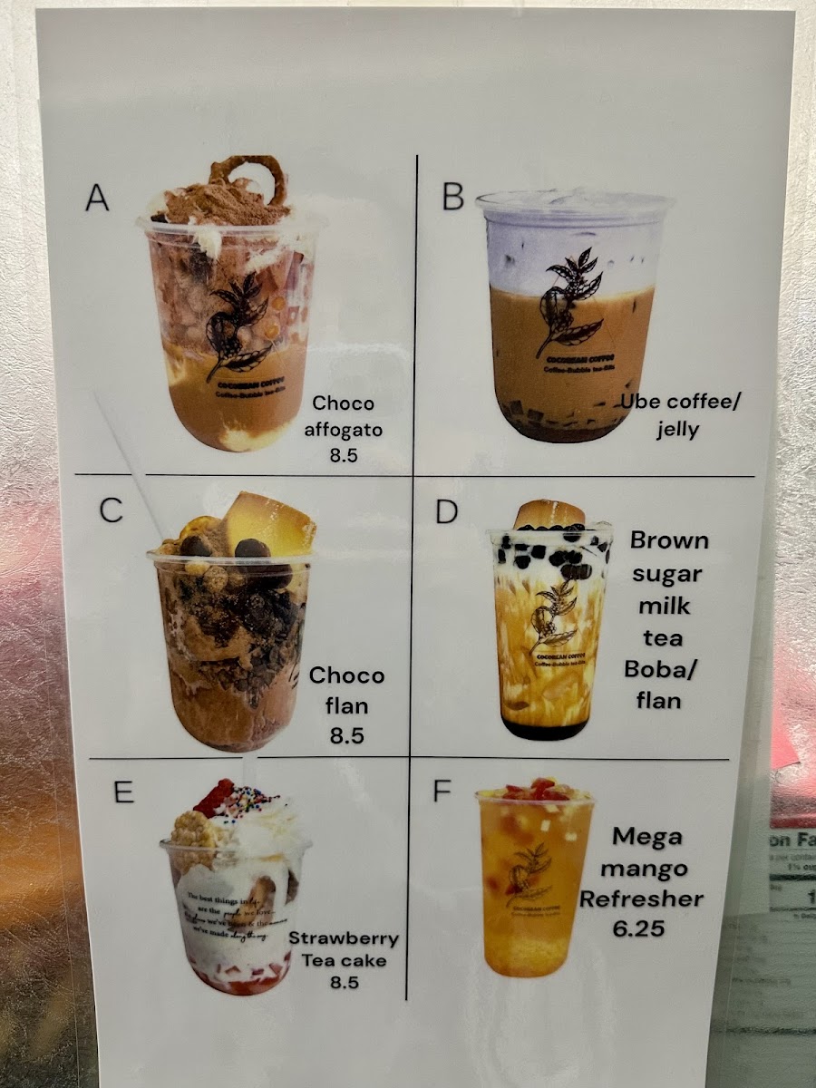 Cocobean Coffee and Boba Tea Photo Menu 9