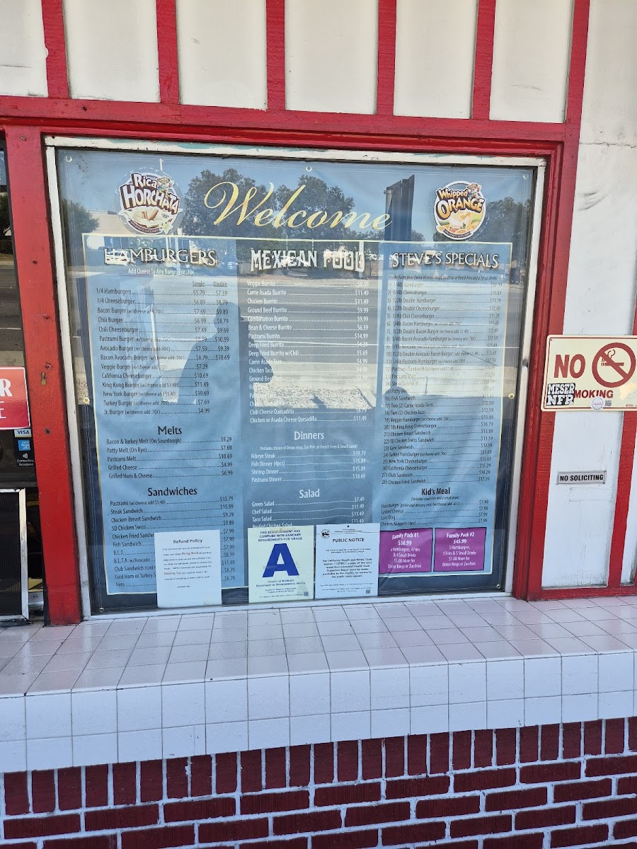Steve's Burgers Photo Menu 6