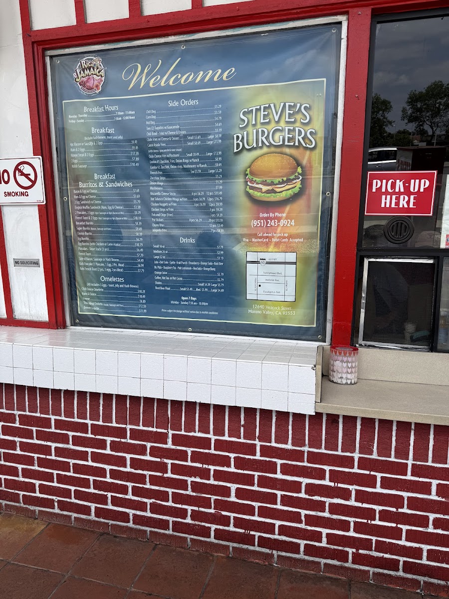 Steve's Burgers Photo Menu 9
