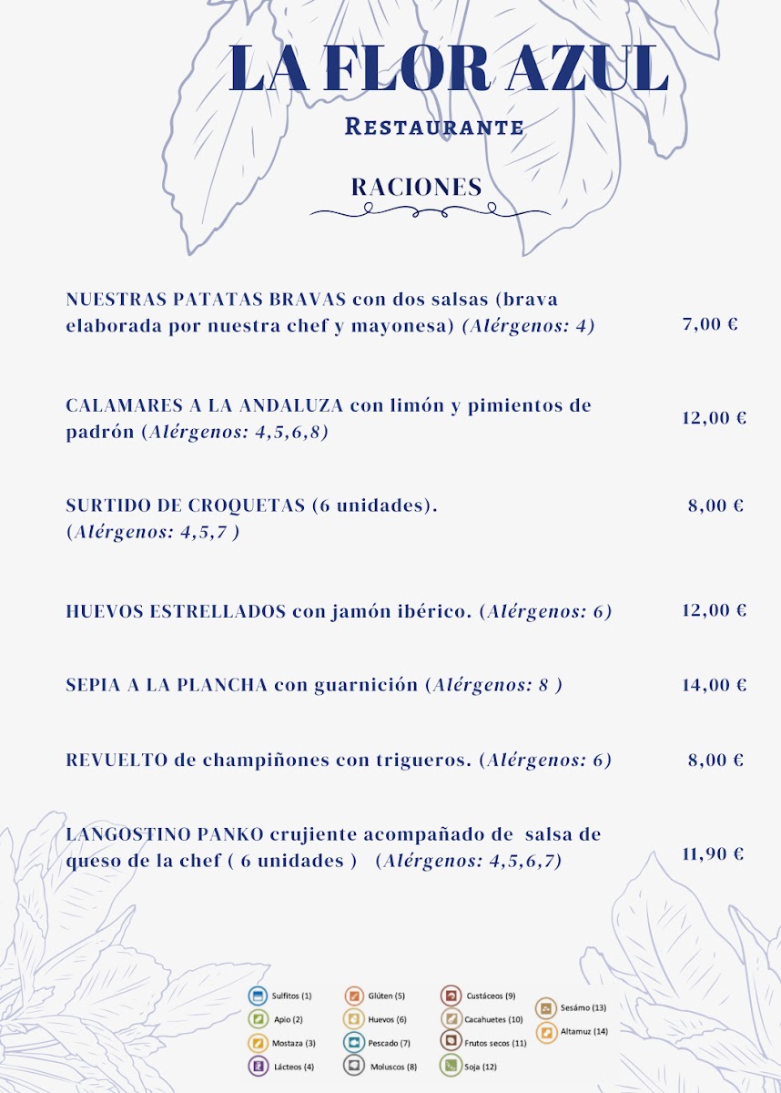 La FlorAzul Photo Menu 3