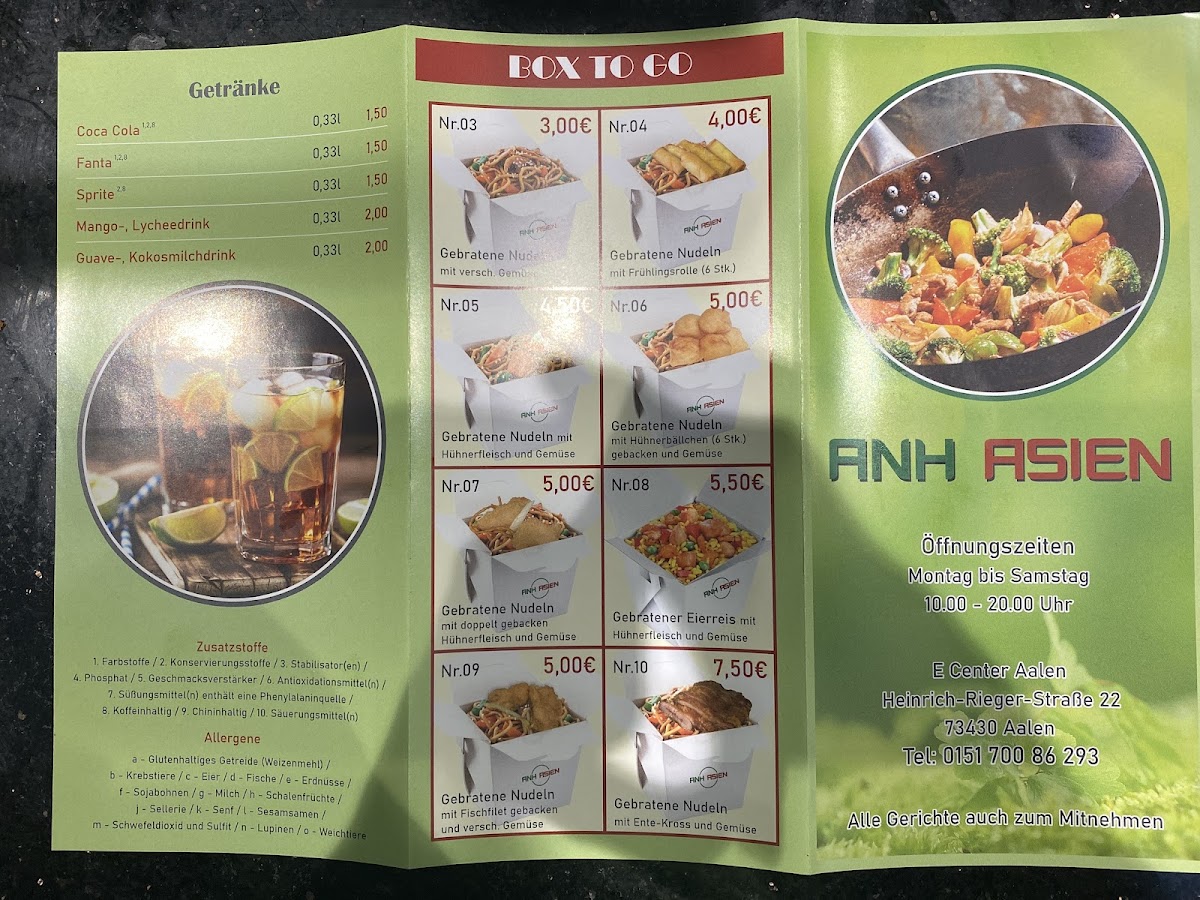 ANH Asien Imbiss Photo Menu 4