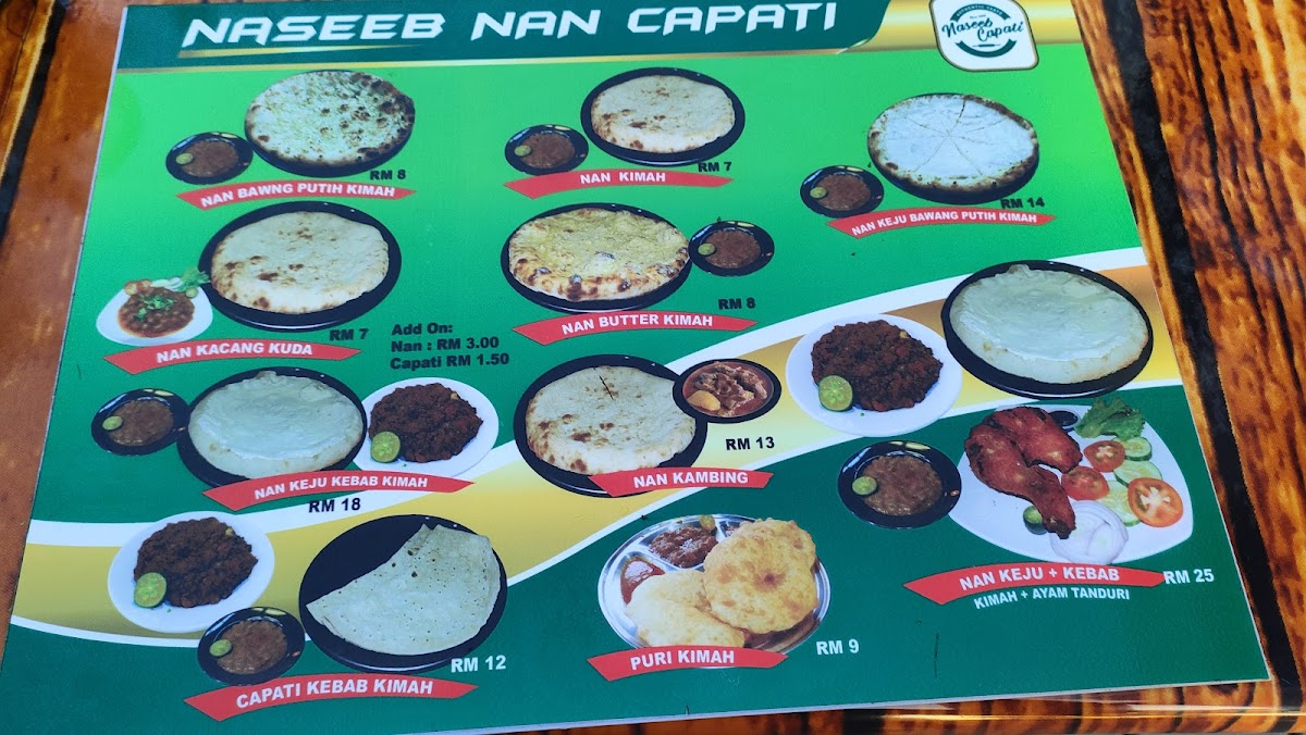 Naseeb Capati Nan Gelang Patah Photo Menu 7