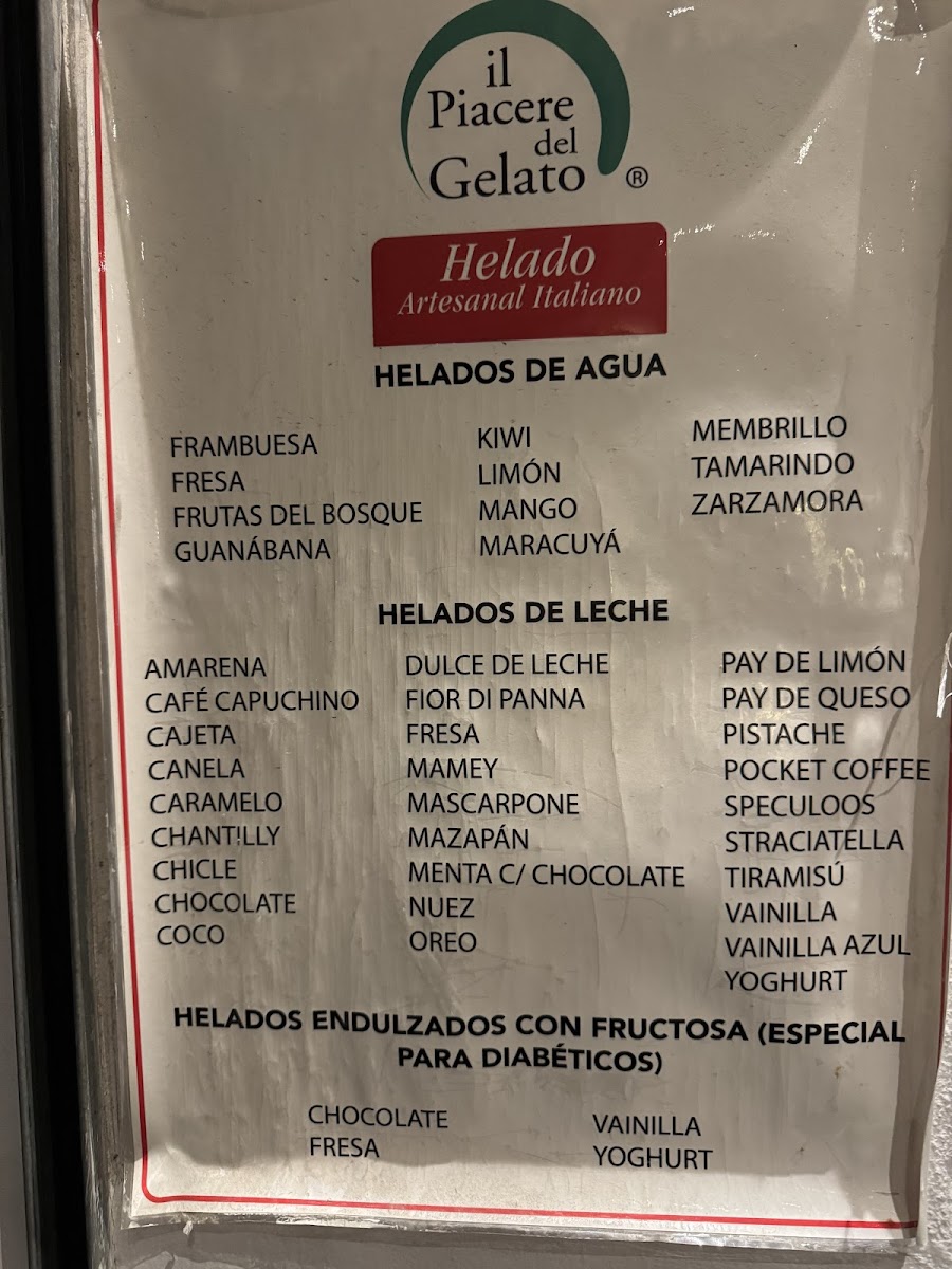 Il Piacere del Gelato Photo Menu 3