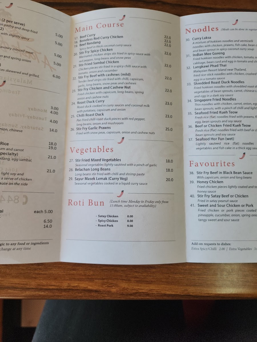 A Taste of Spice Take Away Photo Menu 5