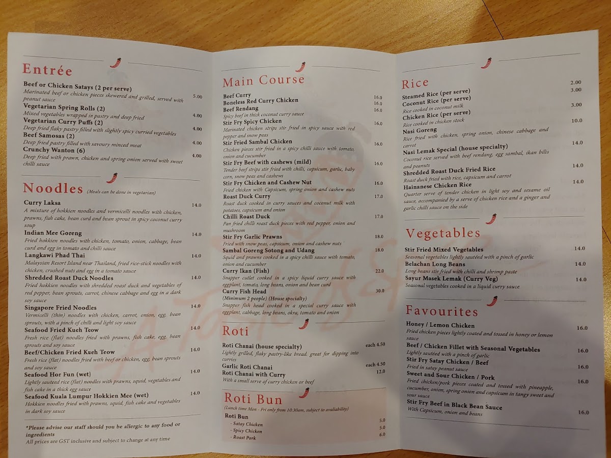 A Taste of Spice Take Away Photo Menu 8