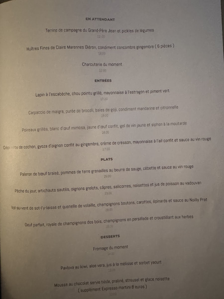 Restaurant Janine Photo Menu 2