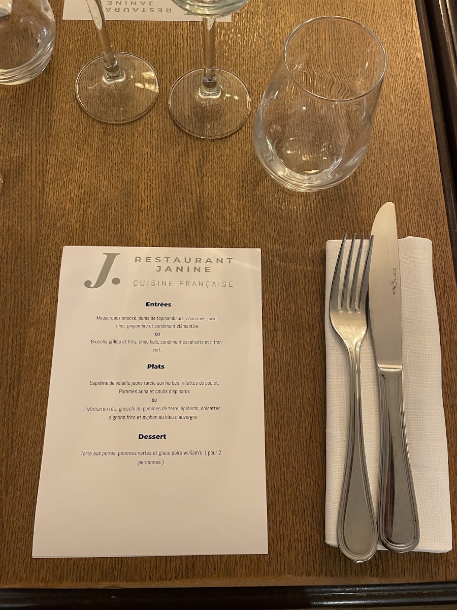 Restaurant Janine Photo Menu 6