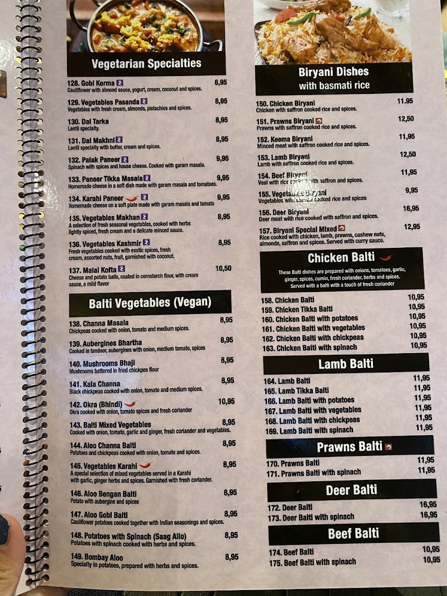 Marivent - Darbar Tandoori Indian Restaurant Photo Menu 5