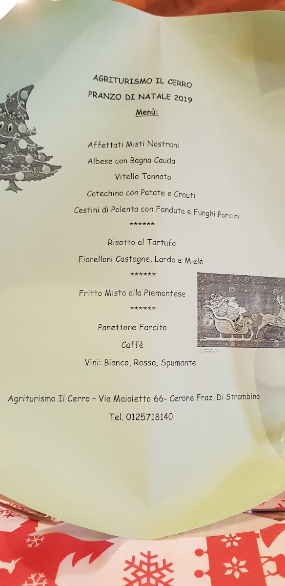 Ristorante Il Cerro Photo Menu 1