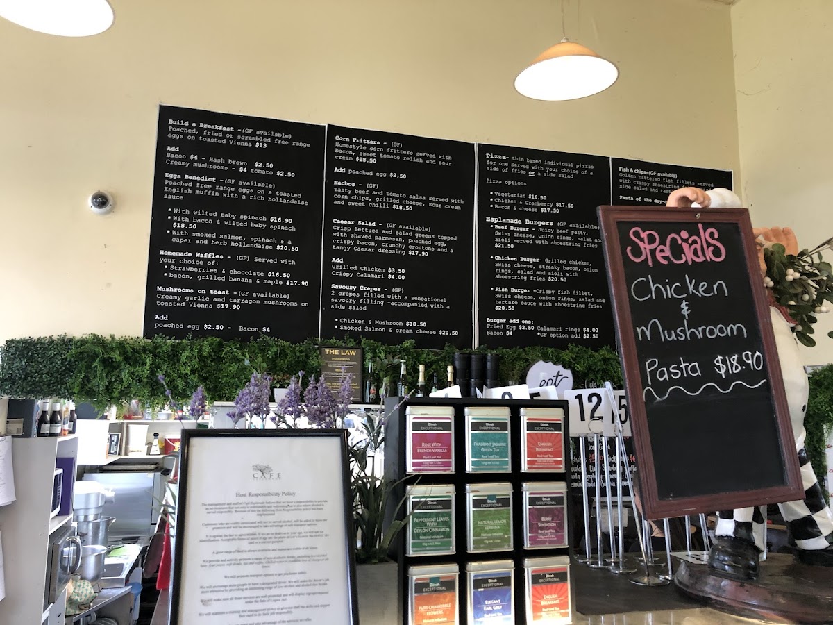 Cafe Esplanade Photo Menu 5