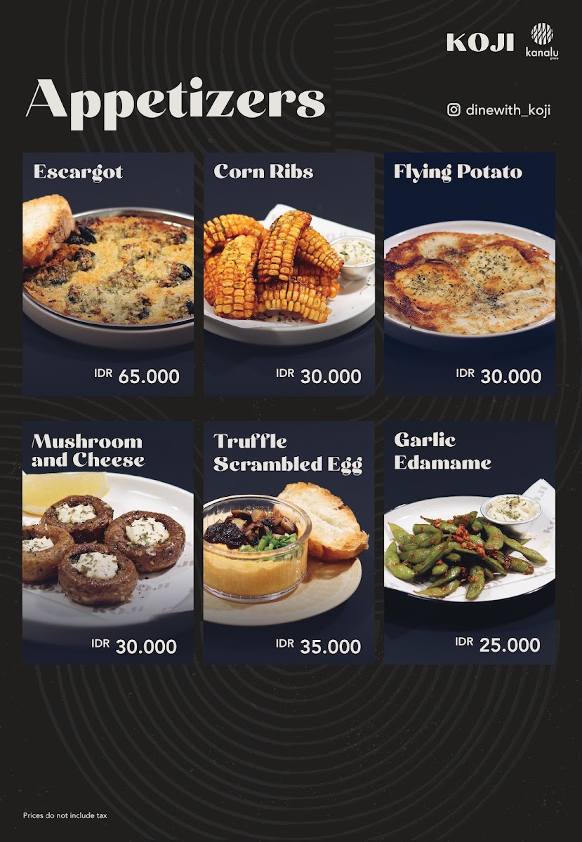 KOJI Loop Restaurant Photo Menu 2