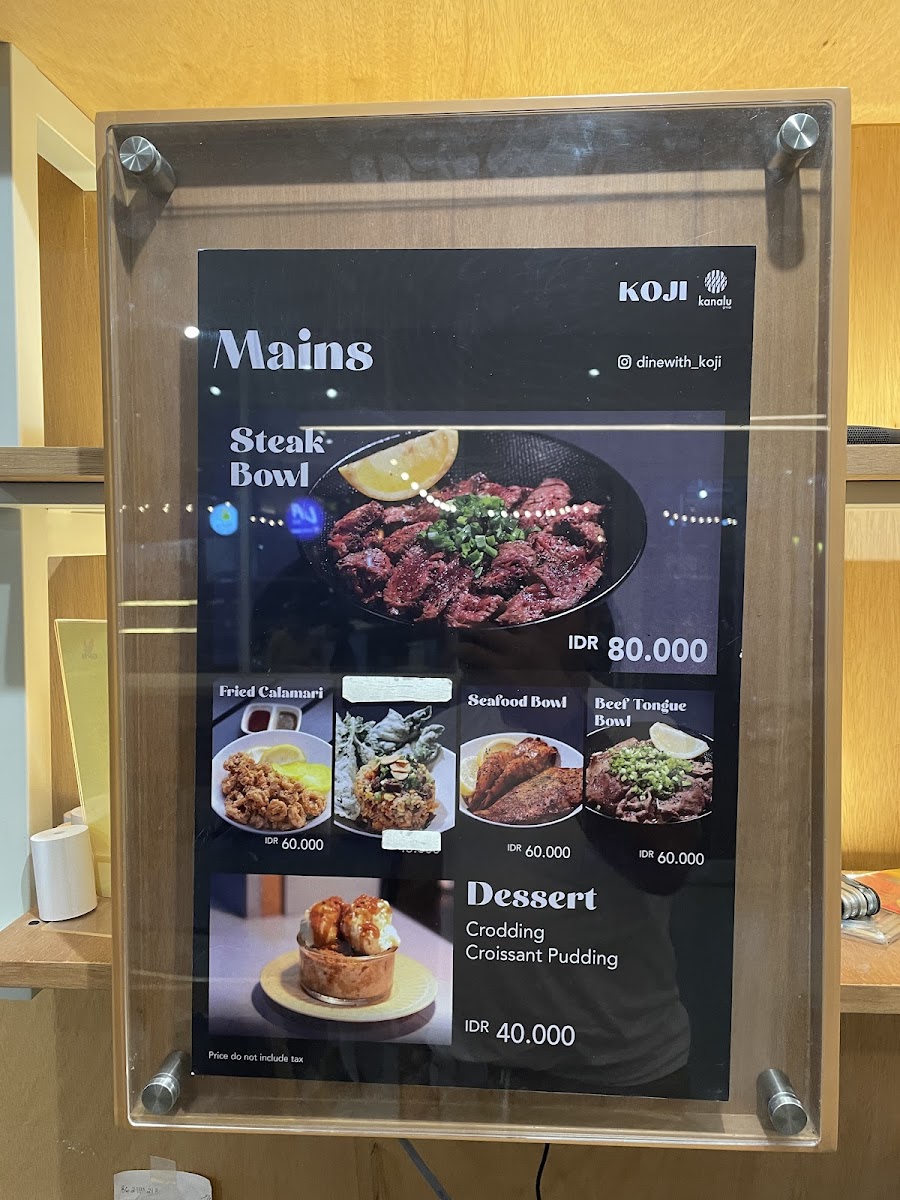 KOJI Loop Restaurant Photo Menu 6